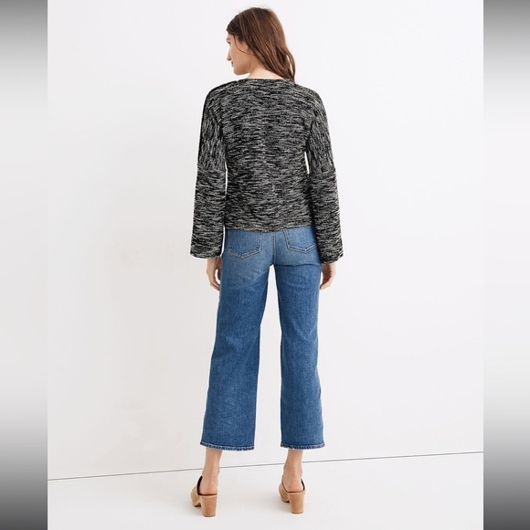 Madewell Button Shoulder Wide Sleeve Top - Picture 5 of 13